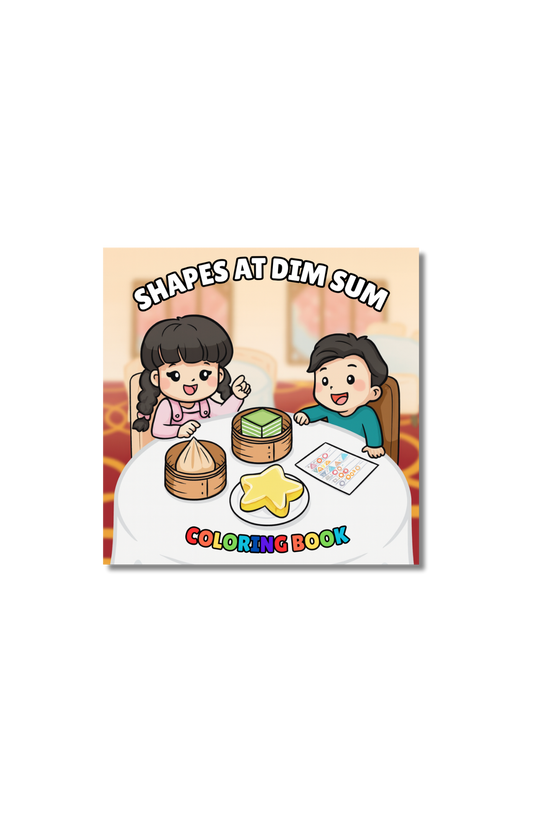 Shapes At Dim Sum Coloring Book
